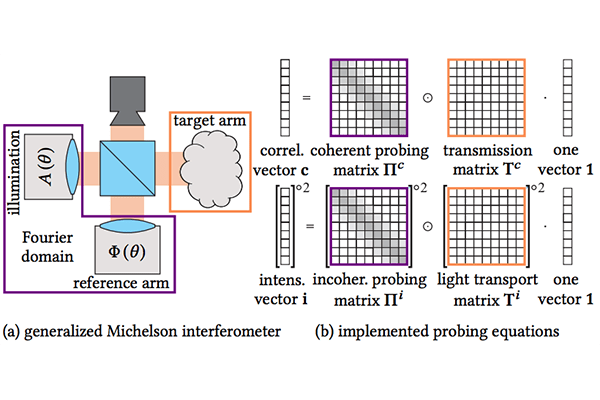 Interferometric Transmission Probing with Coded Mutual Intensity